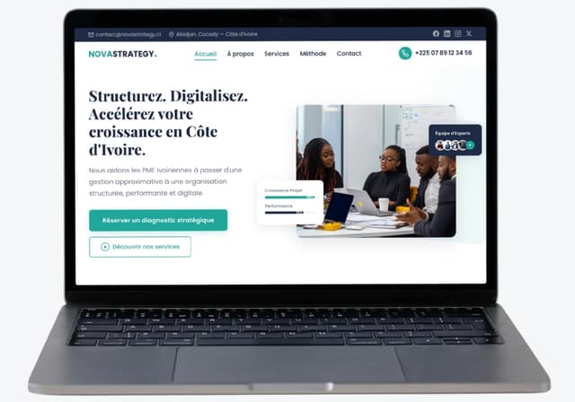 Site Vitrine — Restaurant